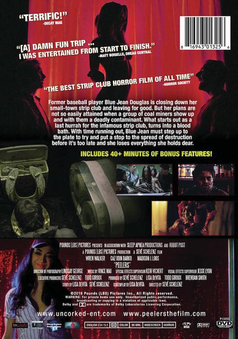 Peelers (MOD) (DVD Movie) - back cover art