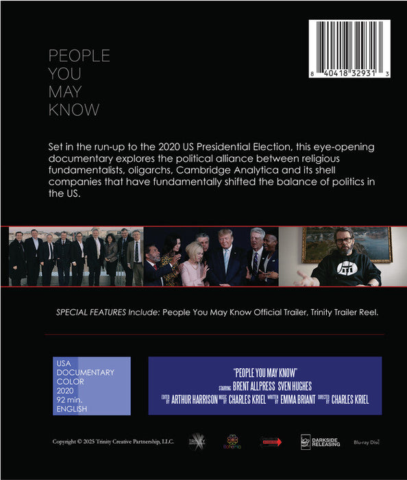 People You May Know (MOD) (BluRay Movie) - back cover art