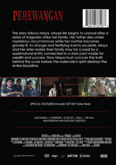 Perewangan (MOD) (DVD Movie) - back cover art