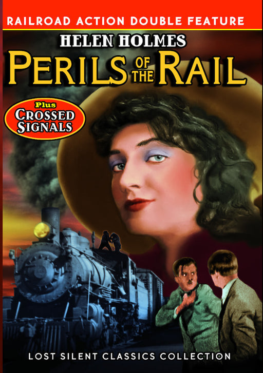 Perils of the Rail / Crossed Signals (Silent) (Railroad Action Double (MOD) (DVD MOVIE) - movie cover art