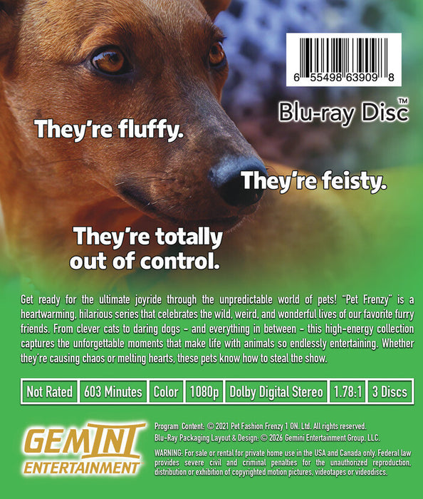 Pet Frenzy: The Complete Series (MOD) (BluRay Movie) - back cover art