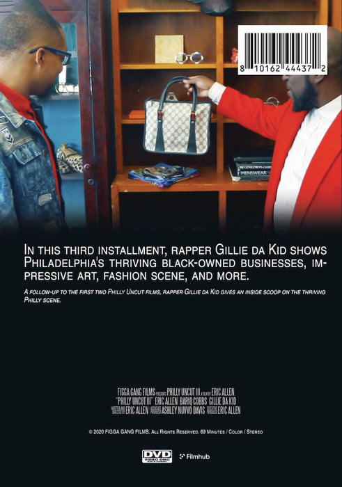 Philly Uncut III (MOD) (DVD Movie) - back cover art