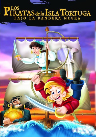 Pirates Of Tortuga Under The Blk Flag Spanish (MOD) (DVD Movie) - movie cover art