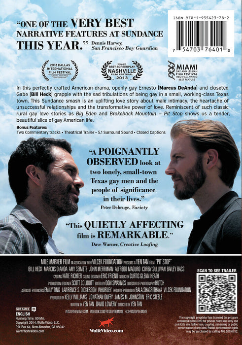 Pit Stop (MOD) (DVD Movie) - back cover art