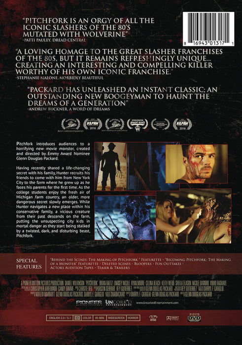 Pitchfork (MOD) (DVD Movie) - back cover art