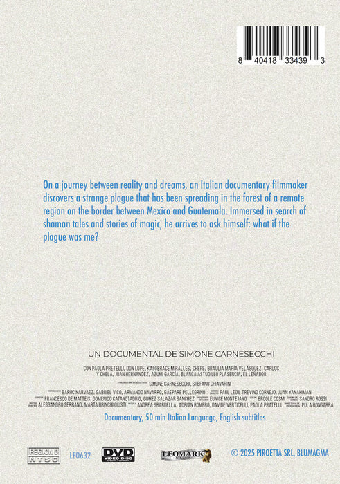 Plaga aka The Plague (MOD) (DVD Movie) - back cover art
