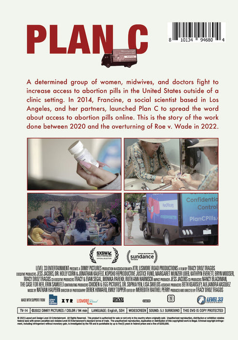 Plan C (MOD) (DVD Movie) - back cover art