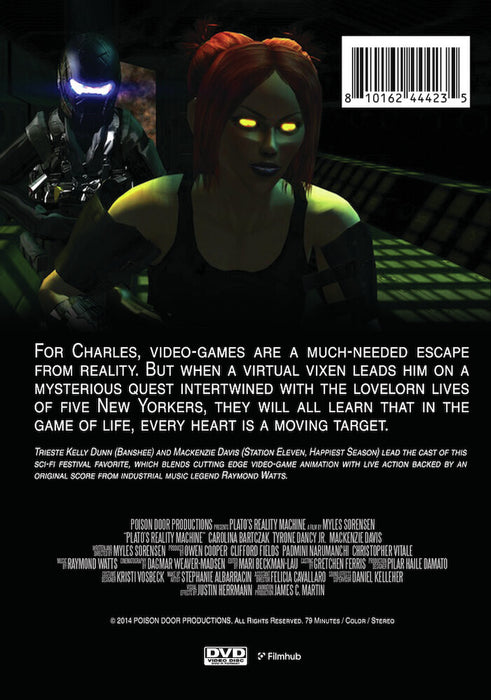 Plato's Reality Machine (MOD) (DVD Movie) - back cover art