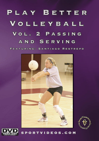 Play Better Volleyball Vol 2: Passing and Serving (MOD) (DVD Movie) - movie cover art
