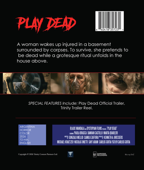 Play Dead (MOD) (BluRay Movie) - back cover art