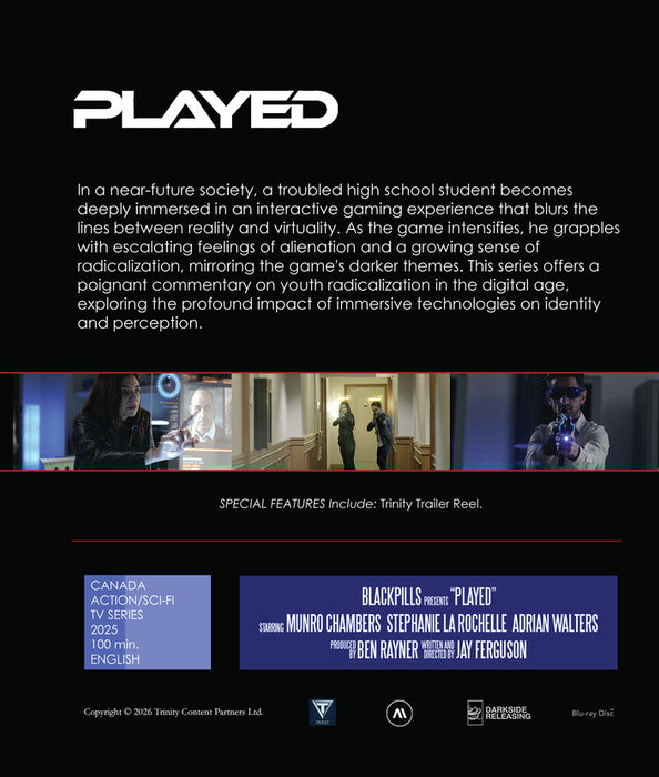 Played (MOD) (BluRay Movie) - back cover art
