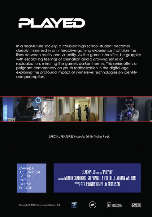 Played (MOD) (DVD Movie) - back cover art