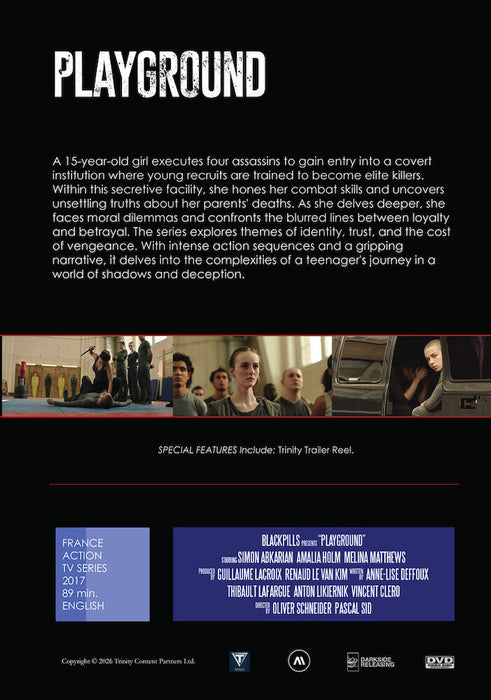 Playground (MOD) (DVD Movie) - back cover art