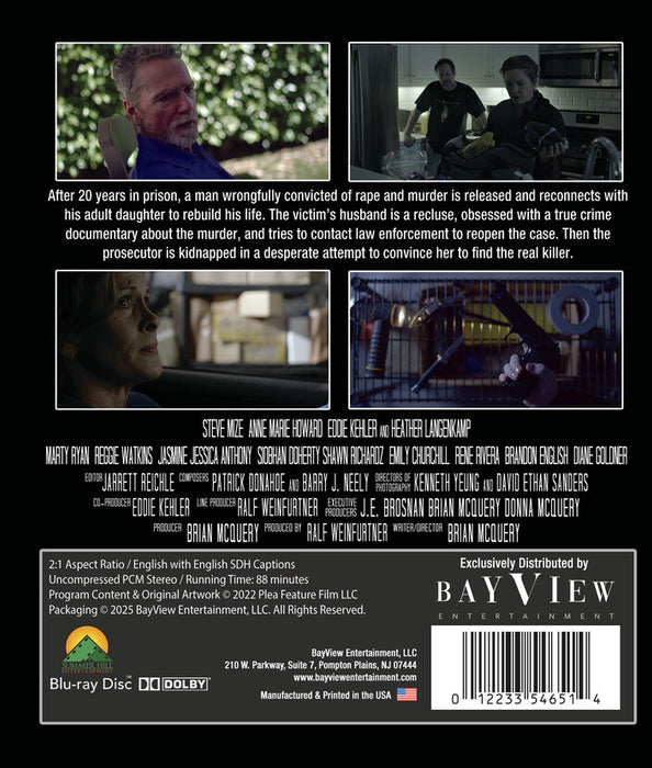Plea (MOD) (BluRay Movie) - back cover art