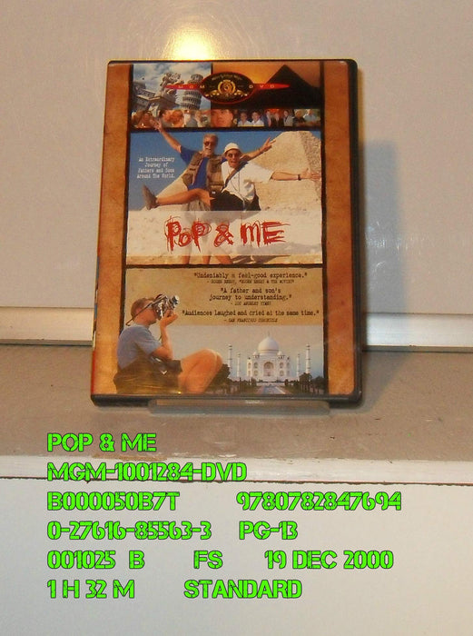Pop & Me DVD - movie cover art