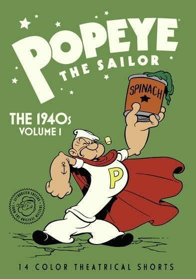 Popeye The Sailor: The 1940s Volume 1 (MOD) (DVD Movie) - movie cover art