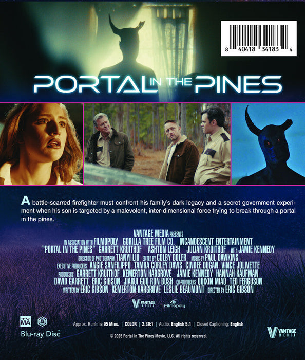 Portal in the Pines (MOD) (BluRay Movie) - back cover art