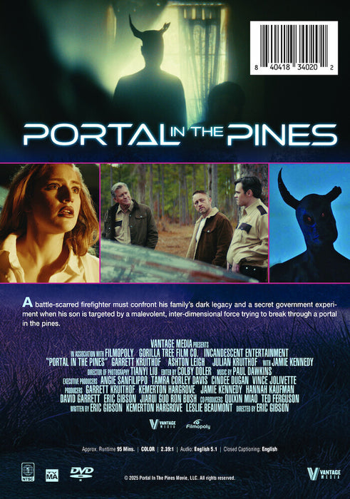 Portal in the Pines (MOD) (DVD Movie) - back cover art