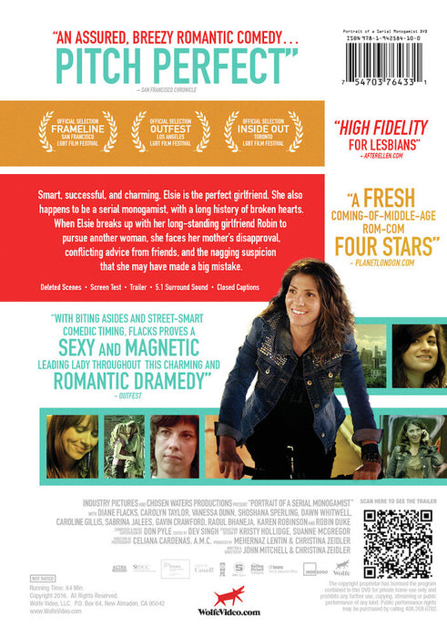 Portrait of a Serial Monogamist (MOD) (DVD Movie) - back cover art
