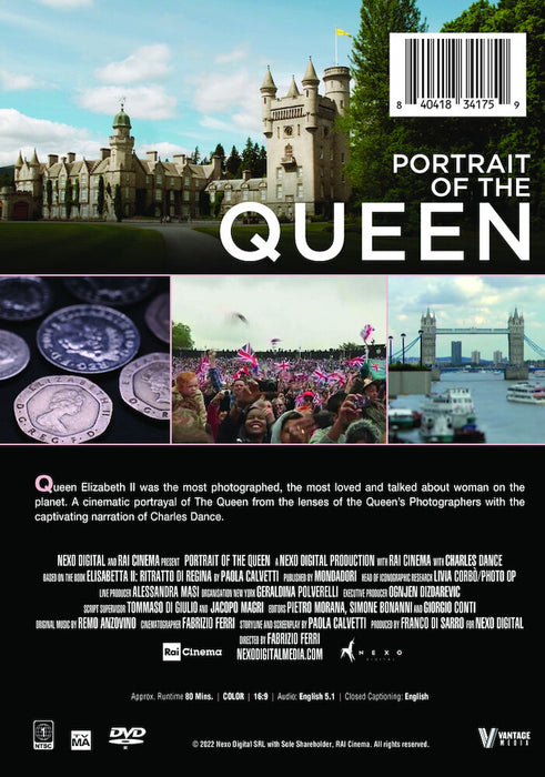 Portrait of the Queen (MOD) (DVD Movie) - back cover art
