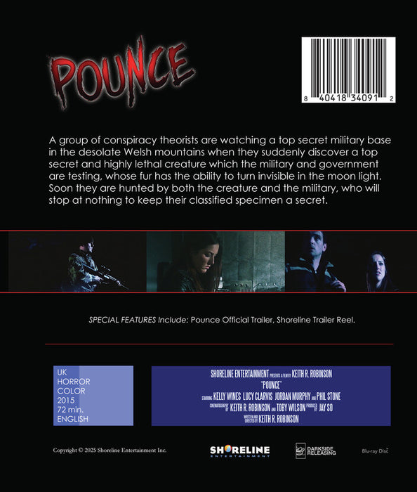 Pounce (MOD) (BluRay Movie) - back cover art