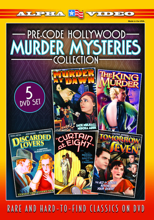 Pre-Code Hollywood Murder Mysteries Collection (5 (MOD) (DVD Movie) - movie cover art