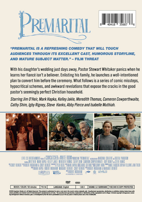 Premarital (MOD) (DVD Movie) - back cover art