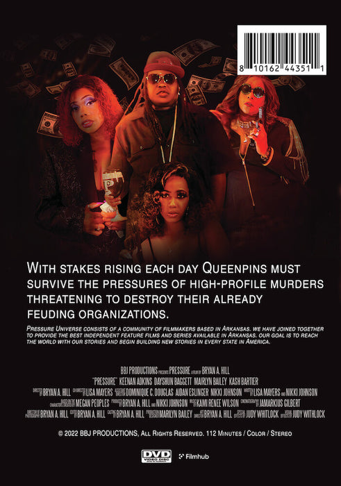 Pressure (MOD) (DVD Movie) - back cover art