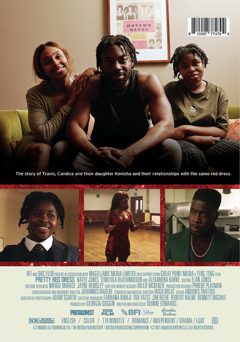 Pretty Red Dress (MOD) (DVD Movie) - back cover art