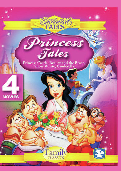 Princess Tales - Princess Castle, Beauty and the Beast, Snow White, and Cinderella (MOD) (DVD Movie) - movie cover art
