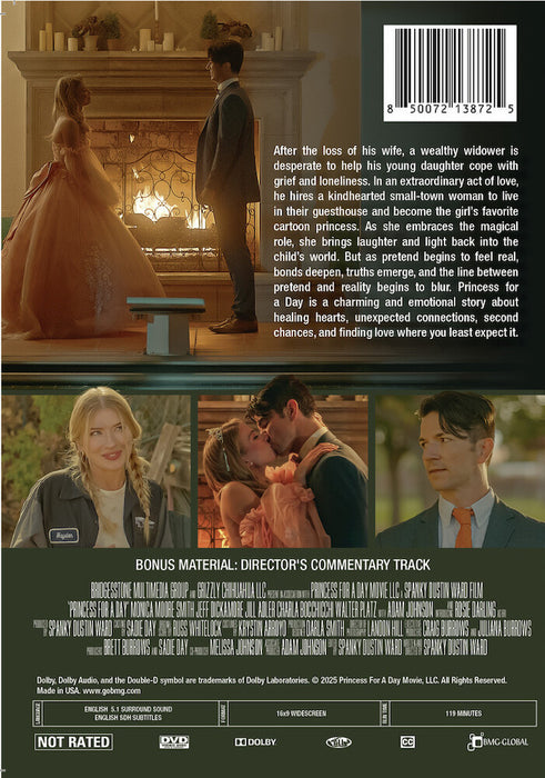 Princess for a Day (MOD) (DVD Movie) - back cover art