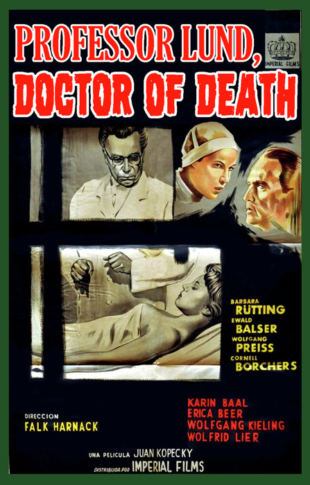 Professor Lund, Doctor of Death (MOD) (DVD Movie) - movie cover art