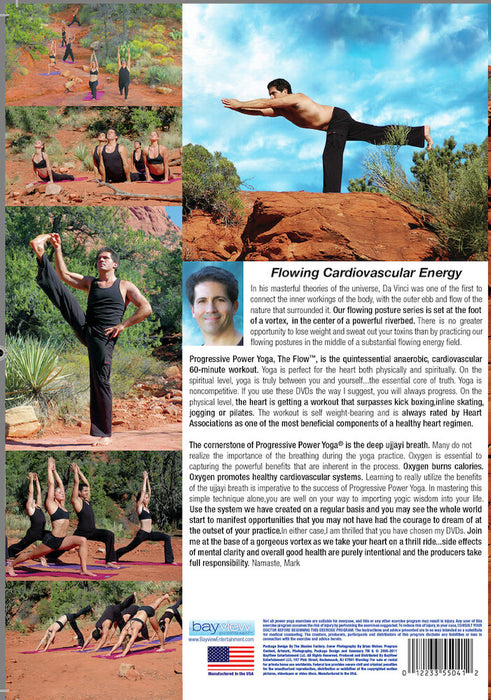 Progressive Power Yoga: Flow (MOD) (DVD Movie) - back cover art