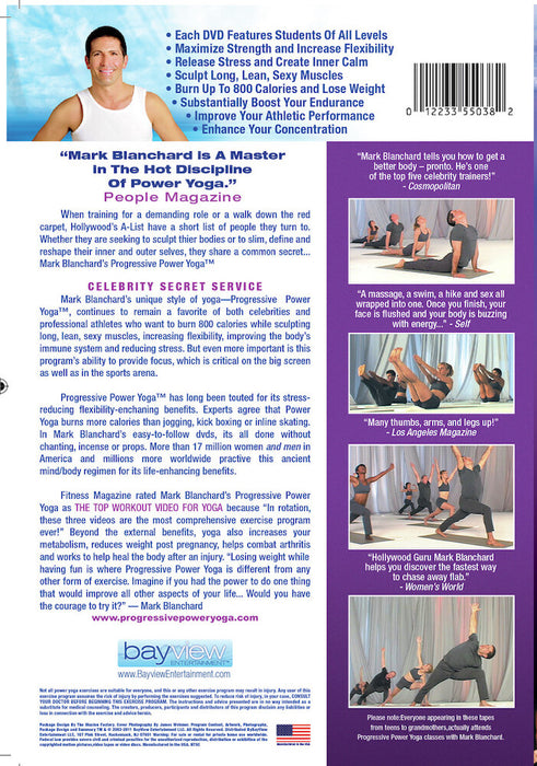 Progressive Power Yoga Volume 2 (MOD) (DVD Movie) - back cover art
