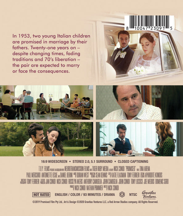 Promised (MOD) (BluRay Movie) - back cover art