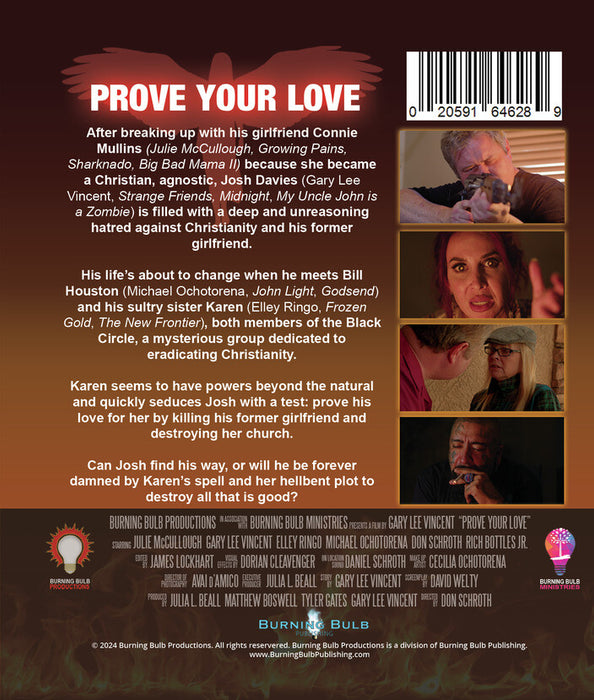 Prove Your Love (MOD) (BluRay Movie) - back cover art