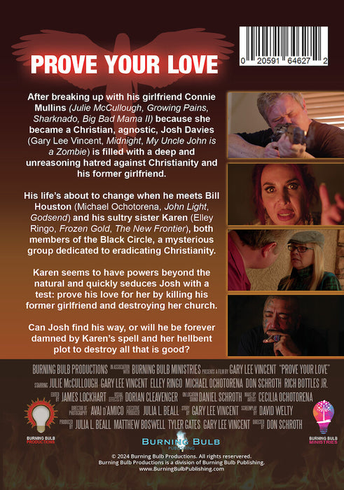 Prove Your Love (MOD) (DVD Movie) - back cover art