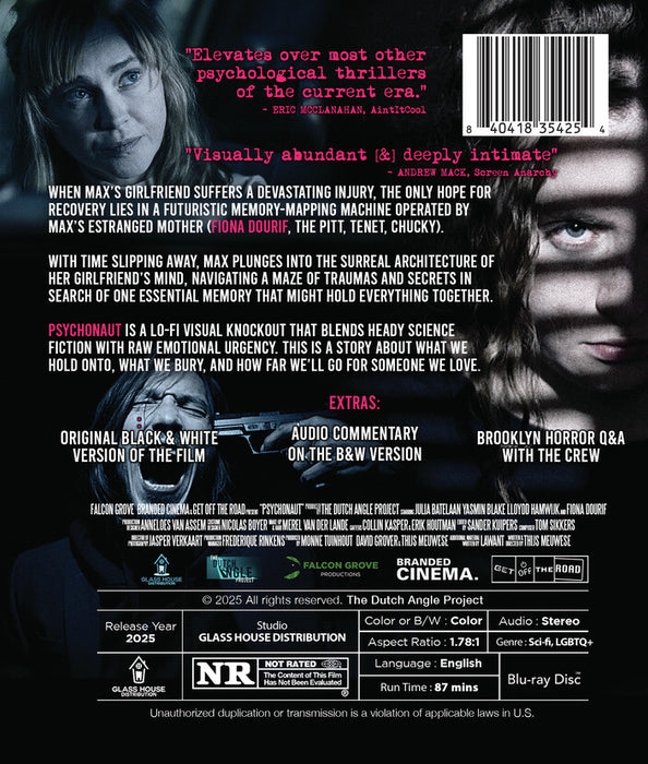 Psychonaut (MOD) (BluRay Movie) - back cover art