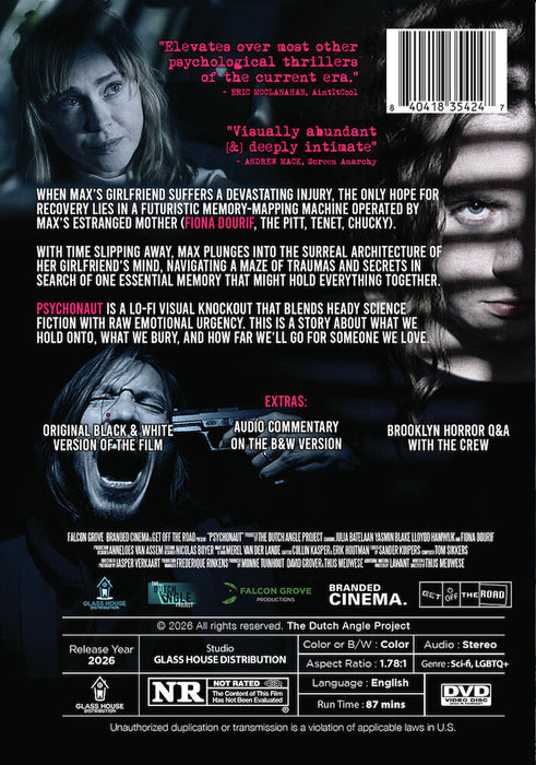 Psychonaut (MOD) (DVD Movie) - back cover art
