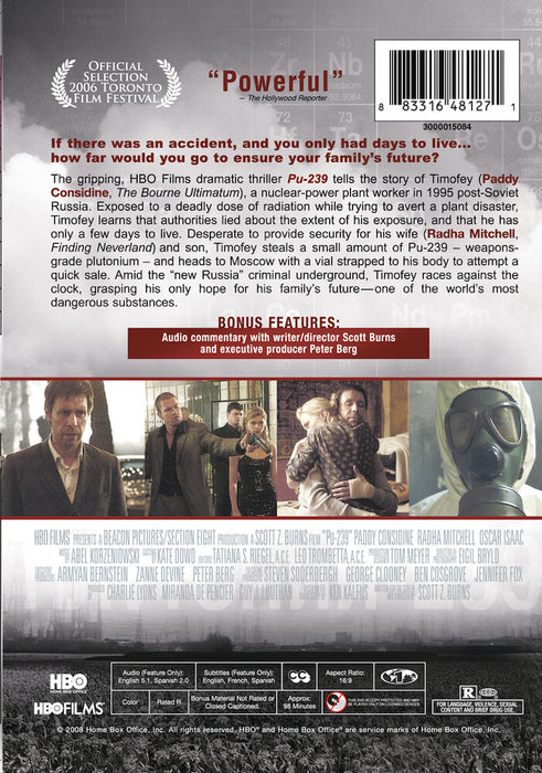 Pu-239 (MOD) (DVD Movie) - back cover art