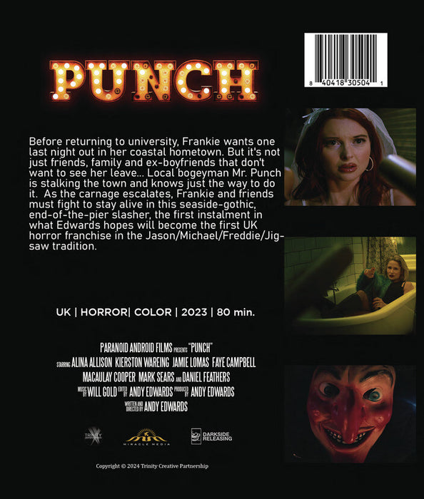 Punch (MOD) (BluRay Movie) - back cover art