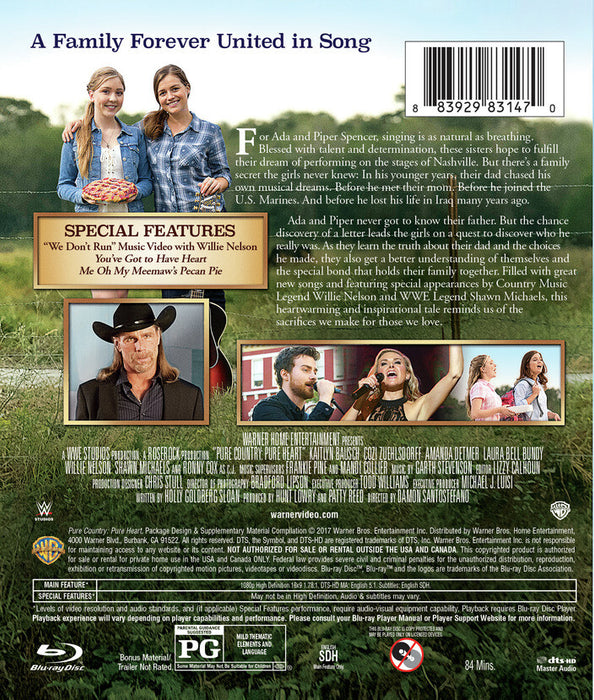Pure Country: Pure Heart (MOD) (BluRay Movie) - back cover art