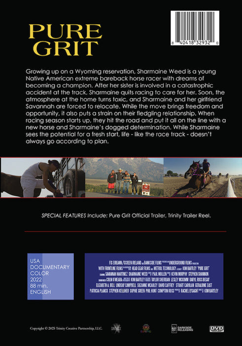 Pure Grit (MOD) (DVD Movie) - back cover art