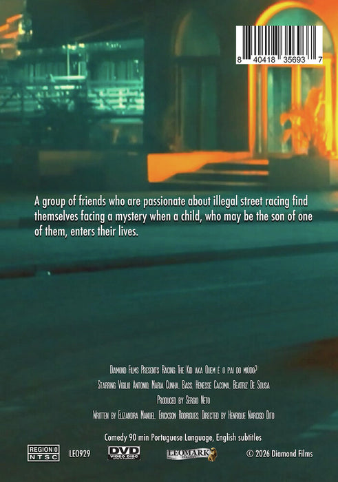 Racing the Kid (MOD) (DVD Movie) - back cover art
