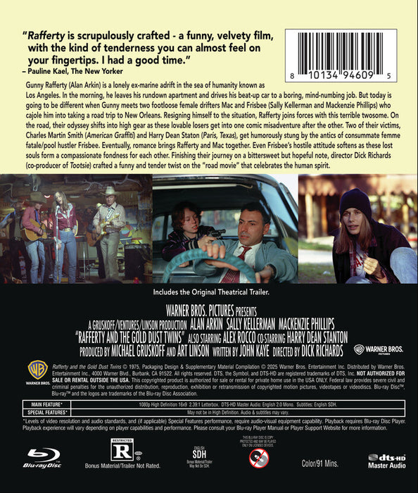 Rafferty & The Gold Dust Twins (MOD) (BluRay Movie) - back cover art