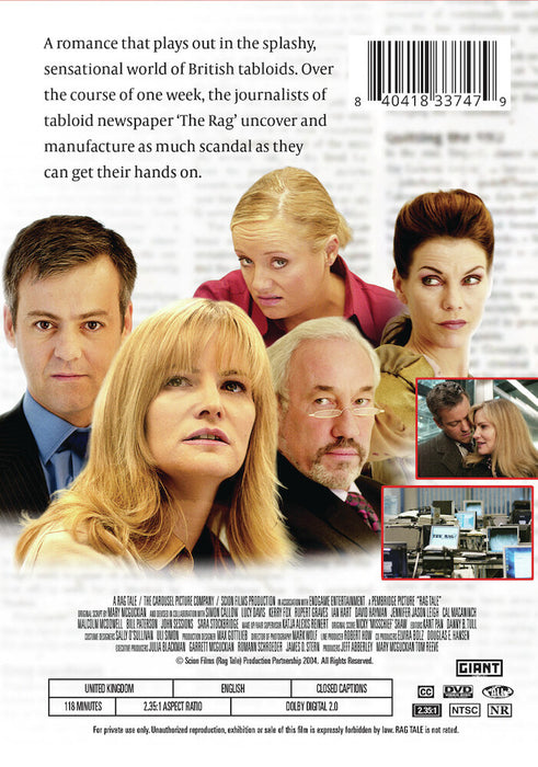 Rag Tale (MOD) (DVD Movie) - back cover art