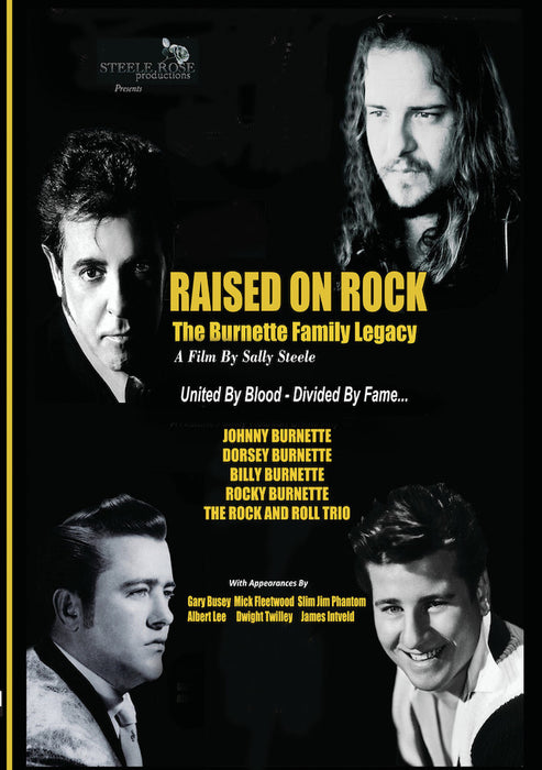 Raised on Rock - The Burnette Family Legacy (MOD) (DVD Movie) - movie cover art