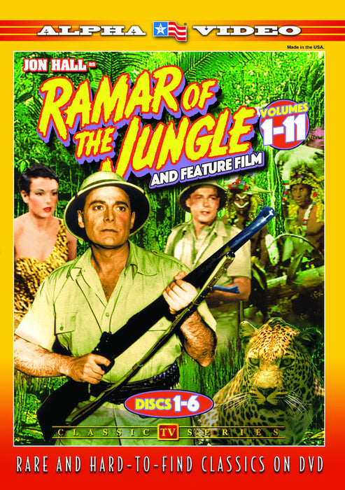 Ramar of The Jungle - Volumes 1-11 and Feature Film (12-DVD) (MOD) (DVD MOVIE)