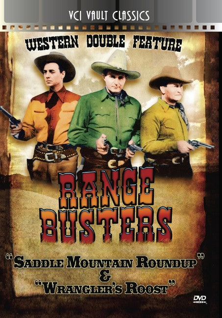 Range Busters Western Double Feature Vol 1 (Wrangler's Rooswrangers Roose/Saddle Mt (MOD) (DVD Movie) - movie cover art