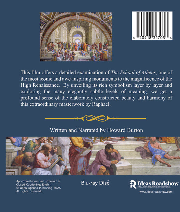 Raphael's School of Athens (MOD) (BluRay Movie) - back cover art